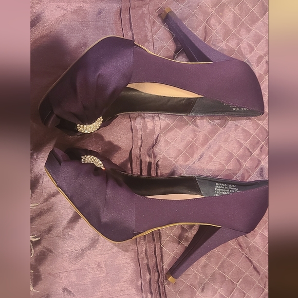 Michaelangelo Diana rhinestone high heel size 8.5 - Picture 2 of 3